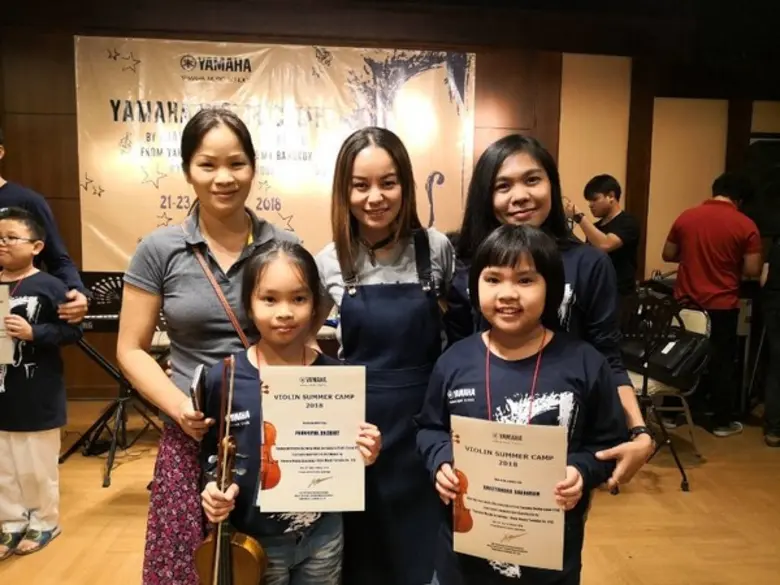 VIOLIN CAMP นักเรียนดนตรียามาฮ่า อุดรธานี โชว์ความสัมฤทธ์ผลหลักสูตรยามาฮ่าหนึ่งเดียวในเมืองไทย