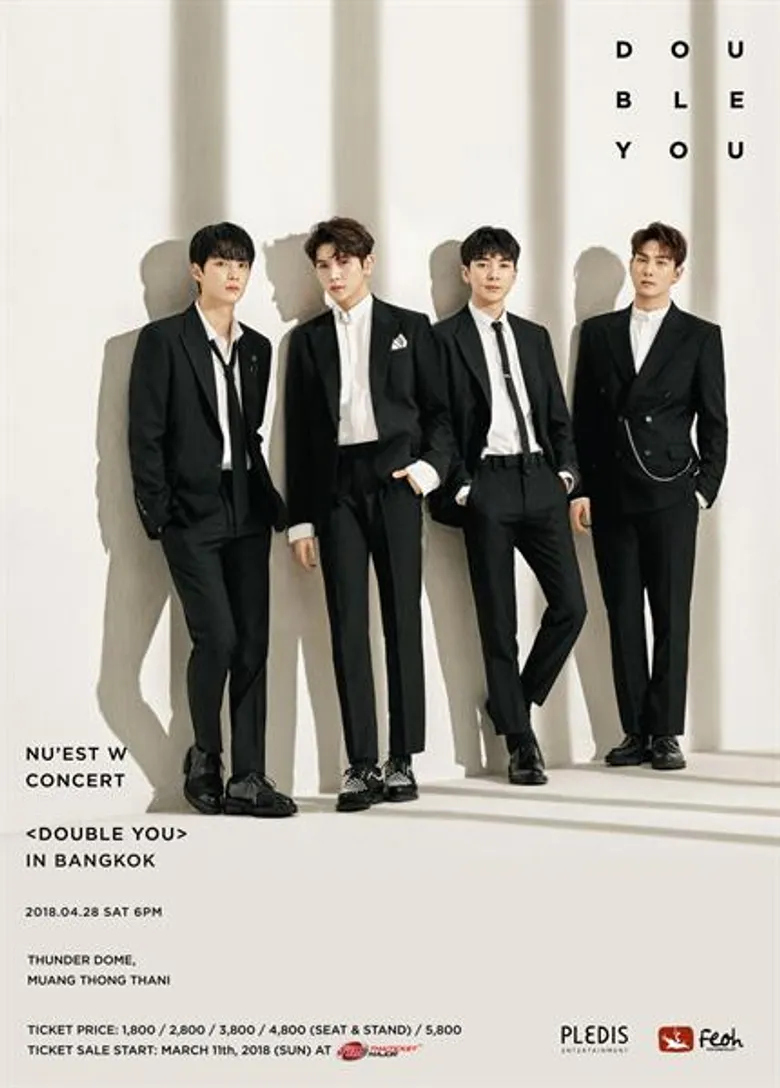 ปฏิทินกิจกรรมบันเทิงใจหลังสงกรานต์ เฟโอห์ชวนปักหมุดรอกรี๊ด 4 หนุ่ม “นิวอีสต์ ดับเบิลยู” (NU'EST W)