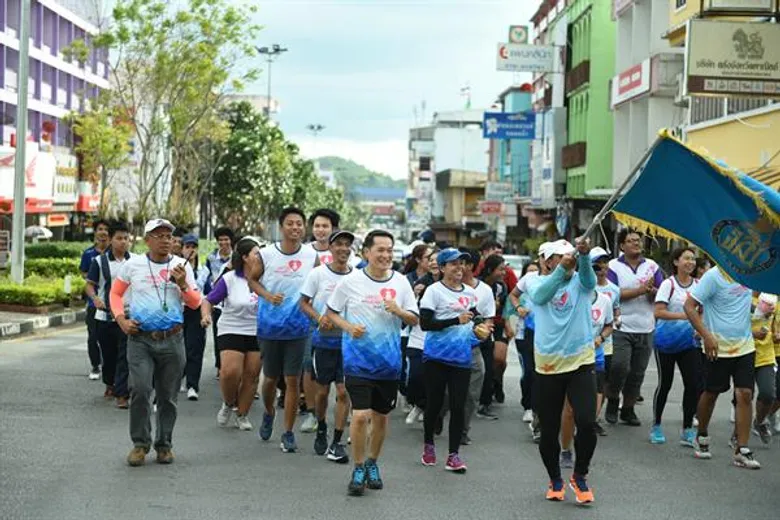 ม.สงขลานครินทร์ ตรัง และเครือข่ายฯ ร่วมวิ่งโครงการ อันดามัน – อ่าวไทย วิ่งด้วยหัวใจ Hands and Heart Start 2gether