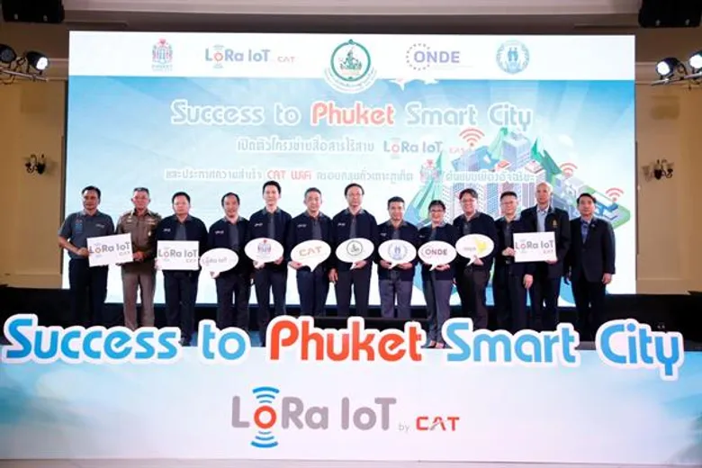 CAT สนับสนุน “ภูเก็ต” เป็นเมืองต้นแบบ “SMART CITY” จับมือ “พาร์ตเนอร์” ต่อยอดพัฒนาบริการอัจฉริยะ ใช้งานผ่านโครงข่าย “LoRa IoT by CAT"