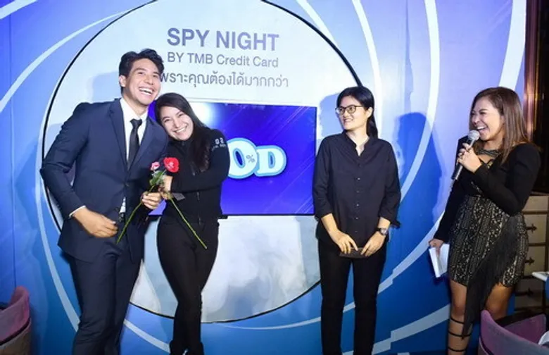 บัตรเครดิต TMB จัดกิจกรรมสุดฟิน Spy Night by TMB Credit Card เพราะคุณต้องได้มากกว่า! ให้ลูกค้าผู้โชคดีร่วมเอ็กซ์คลูซีฟ ดินเนอร์ กับหนุ่มฮอต “กรรณ สวัสดิวัตน์ ณ อยุธยา”
