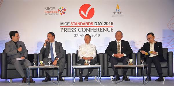 ทีเส็บมอบสัญลักษณ์รับรองมาตรฐานสถานที่จัดงานไมซ์ 114 แห่ง เปิดมาตรฐานใหม่ประเมินสถานที่จัดกิจกรรมพิเศษ (Special Event Venue) รับธุรกิจขยายตัว