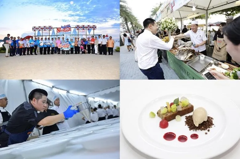 จุดพลุเปิดงาน มหัศจรรย์อาหารทะเล พัทยา 2561 - Amazing Pattaya Seafood Festival 2018 สุดยิ่งใหญ่