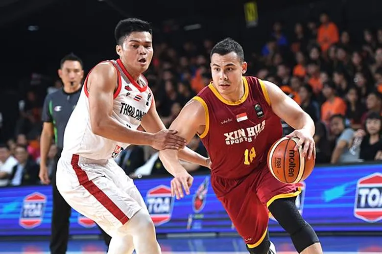 “FIBA Asia Champions Cup 2108 SEABA Qualifier” ทีมโมโนแวมไพร์ (ไทย) ชนะ ทีม xin hua (สิงคโปร์) ด้วยสกอร์ 77 : 40 คะแนน ณ Stadium 29 (สนามสเตเดียม29) ถนนชัยพฤกษ์