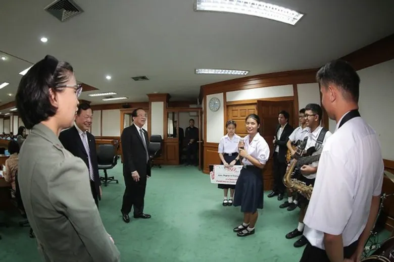 สภาม.รามฯ ยินดีนักเรียนสาธิตรามคำแหง คว้าแชมป์ดนตรีแจ๊สปี 2