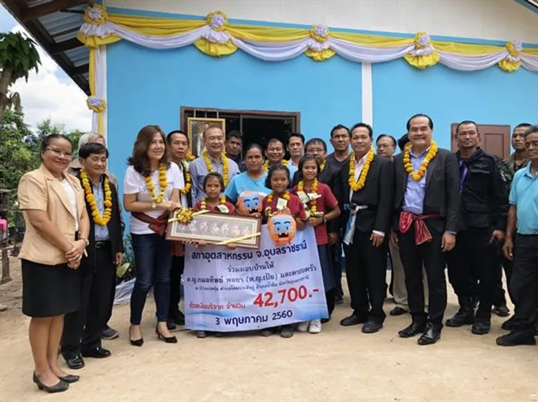 มูลนิธิเวิร์คพอยท์ร่วมสานฝันบ้านใหม่ให้น้องเป้ยไมค์ทองคำเด็ก