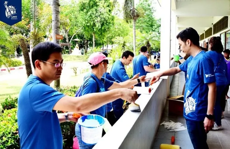 กิจกรรมจิตอาสา Serve With Liberty 2018
