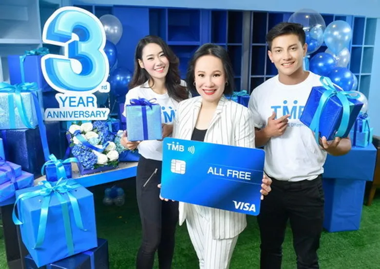 TMB ฉลองครบรอบ 3 ปี บัญชี ทีเอ็มบี ออลล์ ฟรี (TMB All FREE) รับคะแนน WOW x 2 เท่า เมื่อจ่ายบิลผ่าน ทีเอ็มบี ทัช (TMB TOUCH) ไม่จำกัดจำนวนครั้ง ระหว่างวันที่ 16 พ.ค. – 30 มิ.ย. 61