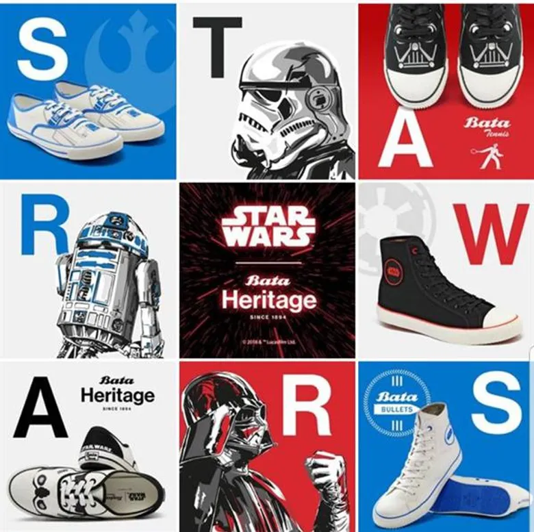 บาจาแบรนด์รองเท้าคุณภาพจากยุโรปส่งรองเท้าคอลเล็คชั่นพิเศษ “BATA HERRITAGE x STAR WARS” เอาใจสาวก STAR WARS