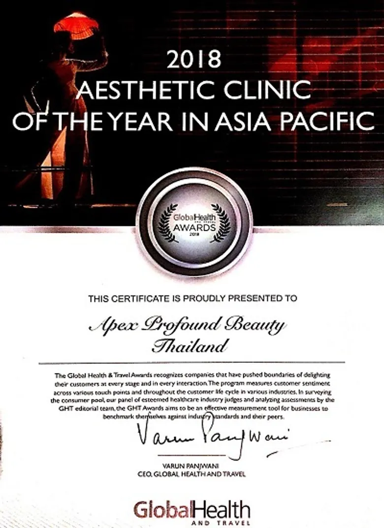 Apex คว้ารางวัลสูงสุด อันดับ1 ในเอเชียแปซิฟิกด้านความงามและผิวพรรณ ตอกย้ำคุณภาพ และมาตรฐานสูงสุดระดับสากลอีกครั้ง