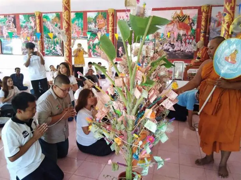 มูลนิธิเวิร์คพอยท์และฝ่ายข่าวฯ ร่วมทอดผ้าป่าสามัคคี