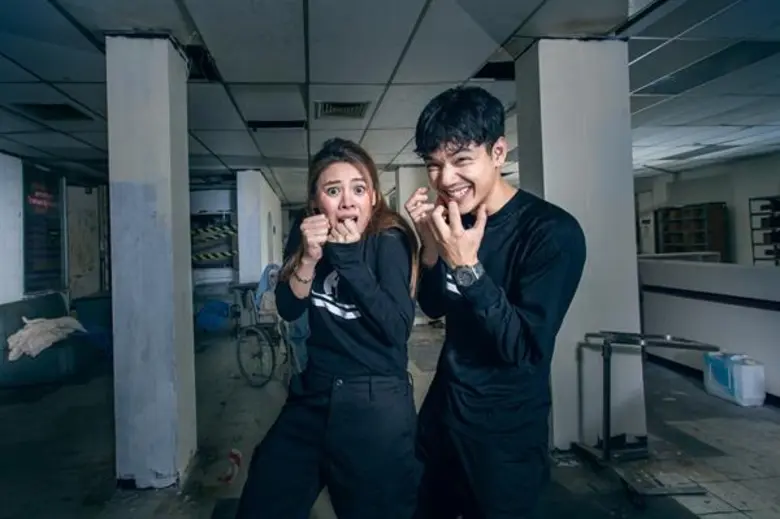 หญิงแย้, ใบเฟิร์น,นิกกี้ และเลโอ บุกโรงพยาบาลร้างทำเอาหลอนจนหยุดไม่อยู่