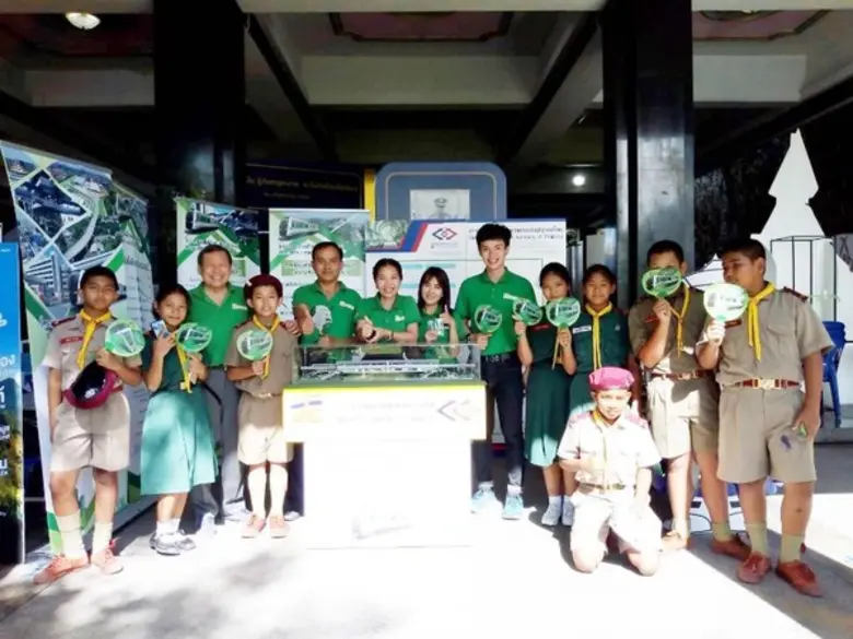 การรถไฟฟ้าขนส่งมวลชนแห่งประเทศไทย (รฟม.) ร่วมกิจกรรม “รักชาติเฟสติวัล ตอนรักเธอประเทศไทย ครั้งที่ 3” ณ อนุสรณ์สถานแห่งชาติ ถ.วิภาวดีรังสิต ต.คูคต อ.ลำลูกกา ปทุมธานี