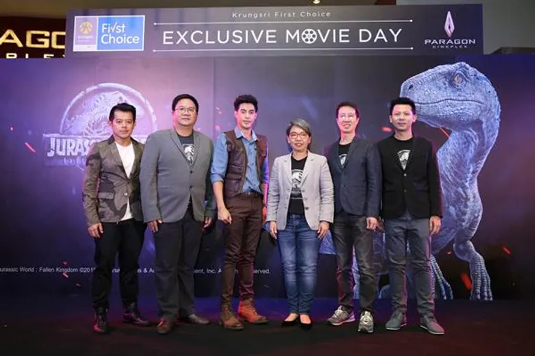 เมเจอร์ ซีนีเพล็กซ์ กรุ้ป ร่วมกับ กรุงศรี เฟิร์สช้อยส์ จัดงาน “Krungsri First Choice Exclusive Movie Day 2018” พร้อมเชิญลูกค้าคนพิเศษชมภาพยนตร์ “Jurassic World : Fallen Kingdom” ก่อนใคร
