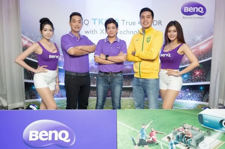 BenQ คว้าที่ 1 ในไตรมาสแรกโปรเจคเตอร์ 4K พร้อมส่ง TK800 True 4K HDR ต้อนรับฟุตบอลโลกปี 2018