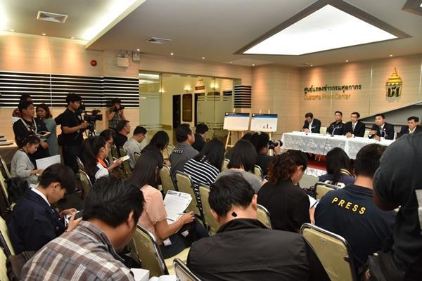 สถานการณ์และมาตรการการนำเข้า ส่งออก เศษอิเล็กทรอนิกส์และเศษพลาสติก และสถิติการจับกุมกระเทียม พร้อมเตือนประชาชน กรณีมิจฉาชีพแอบอ้างชื่อกรมศุลกากรขายสินค้า
