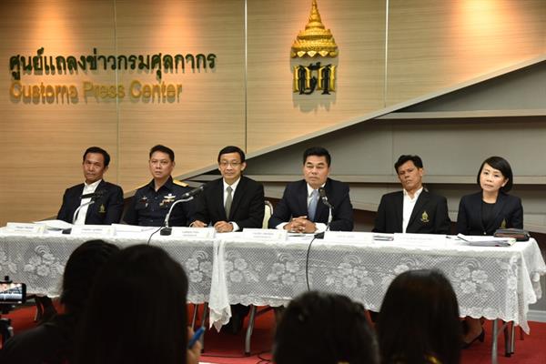 สถานการณ์และมาตรการการนำเข้า ส่งออก เศษอิเล็กทรอนิกส์และเศษพลาสติก และสถิติการจับกุมกระเทียม พร้อมเตือนประชาชน กรณีมิจฉาชีพแอบอ้างชื่อกรมศุลกากรขายสินค้า