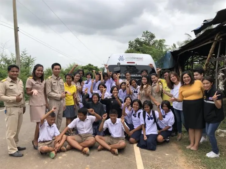 มูลนิธิเวิร์คพอยท์ ลงพื้นที่มอบเงินและสิ่งของช่วยเหลือน้องกะอั๊จ ไมค์หมดหนี้