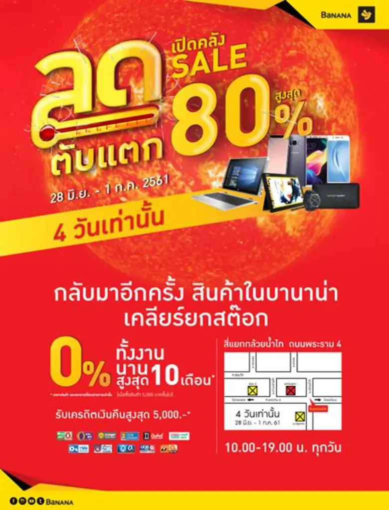 กลับมาอีกครั้ง !!! สำหรับมหกรรมลดราคาสินค้าไอทียกคล...