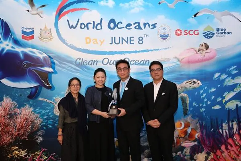 สมาคมบลูคาร์บอนโซไซตี้ร่วมกับกระทรวงทรัพยากรธรรมชาติและสิ่งแวดล้อม แก้ไขปัญหาพลาสติกในท้องทะเลและมหาสมุทร