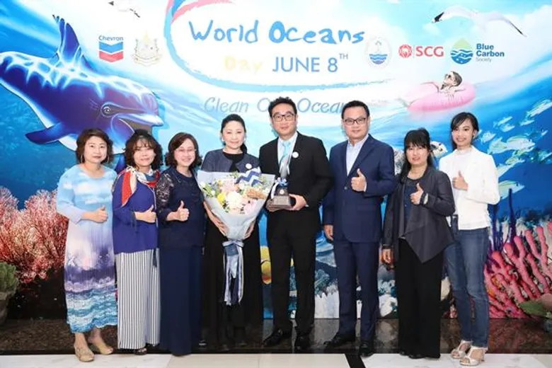 สมาคมบลูคาร์บอนโซไซตี้ร่วมกับกระทรวงทรัพยากรธรรมชาติและสิ่งแวดล้อม แก้ไขปัญหาพลาสติกในท้องทะเลและมหาสมุทร