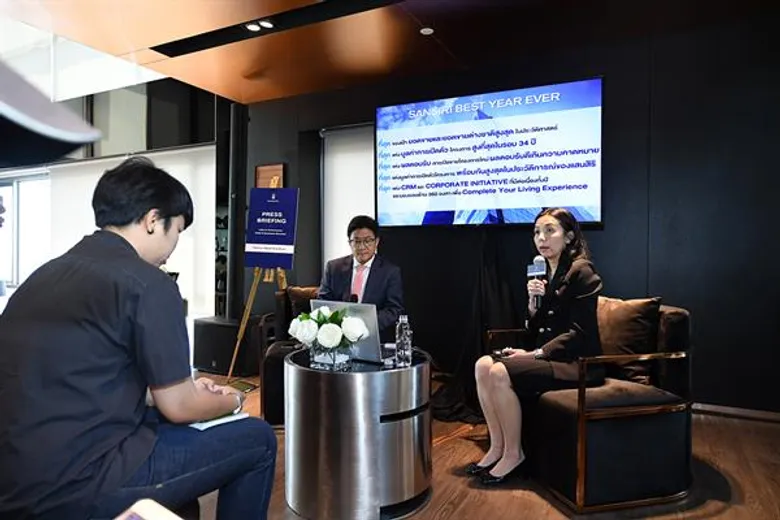 จับตาแสนสิริขยับ!! ประกาศยอดขายสูงสุดในรอบ 34 ปี ชูเป้าหมาย 45,000 ล้านบาท หลังยอดขายทะลัก ครึ่งปีแรกโกยแล้ว 24,000 ล้านบาท โตกว่า 62% แย้มครึ่งปีหลังเตรียมพบปรากฎการณ์แสนสิริทั่วเมืองรอบกรุงเทพฯ