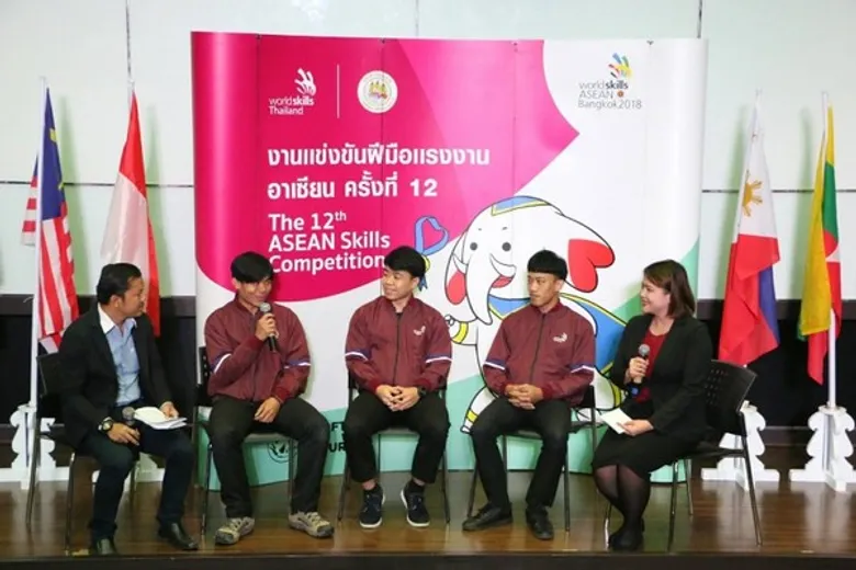ก.แรงงาน จัดทีมขึ้นเหนือ ส่งแรงเชียร์เยาวชนไทย ชิงชัยอาเซียน