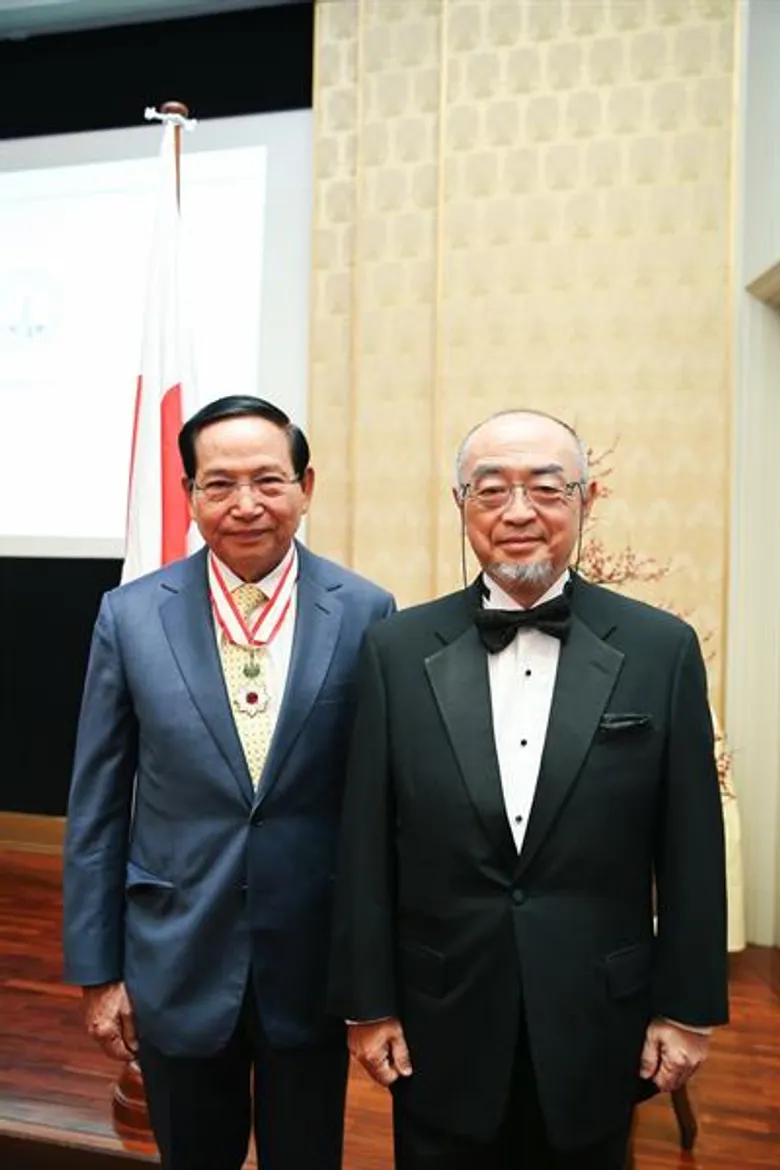 ญี่ปุ่นมอบเครื่องราชอิสริยาภรณ์ให้แก่ “ปลิว ตรีวิศวเวทย์”