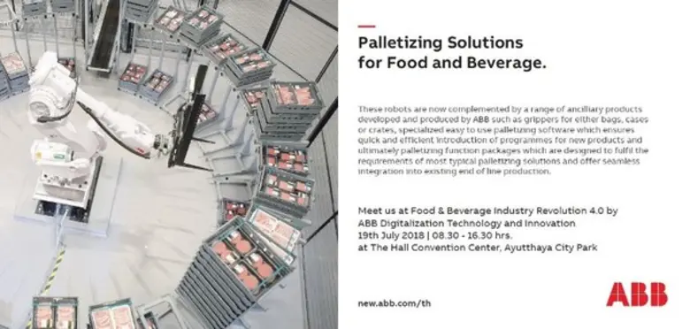 เตรียมพบกับ ABB Palletizing solutions ที่...