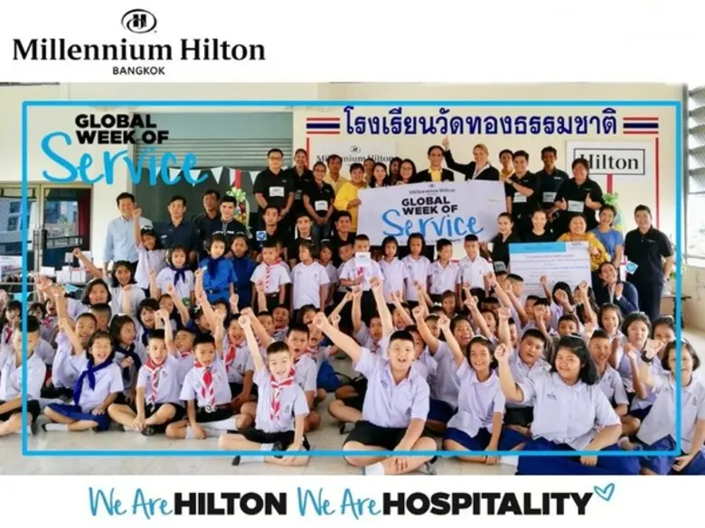 More than 100 volunteers from Millennium ...