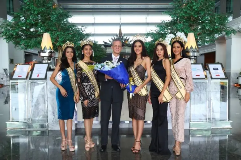 เมื่อเร็วๆนี้ สาวงามที่ได้รับตำแหน่งจากกา...