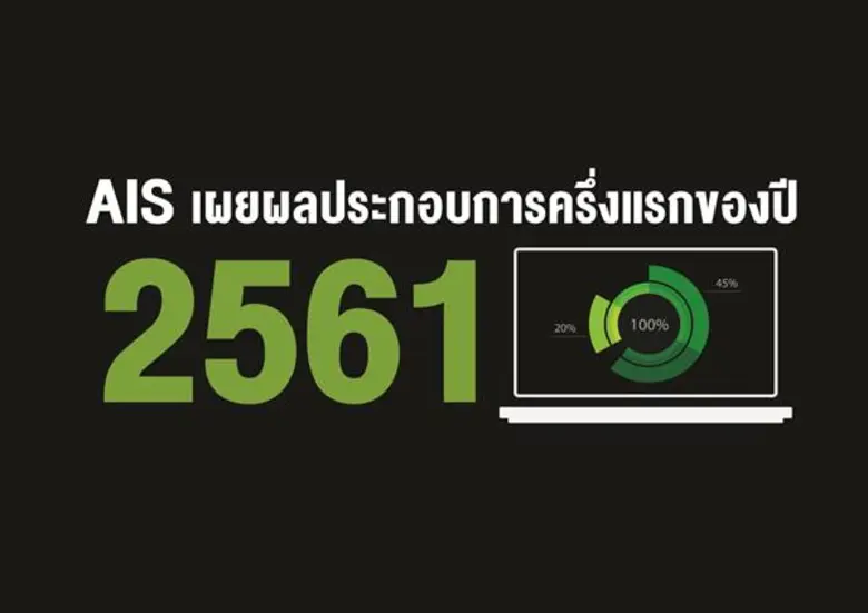 AIS ประกาศผลประกอบการครึ่งแรกของปี 2561 ม...