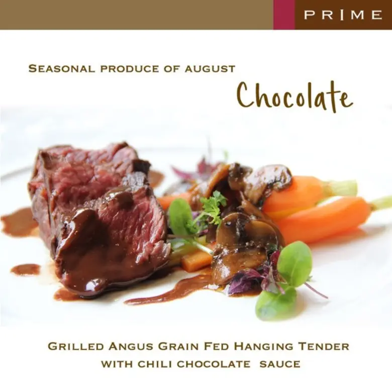Chocolate menu for chocolate lover! Augus...