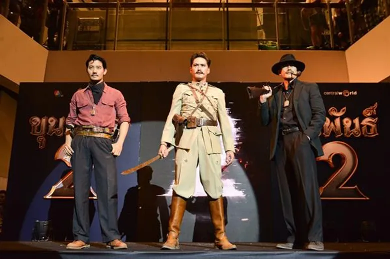 “ไอ้เสือบุก” ผู้พันเบิร์ด ผนึกกำลัง เป้ อารักษ์ พร้อมจอมโจรเชิ้ตดำกระหน่ำยิง อนันดา ไม่ยั้ง “สหมงคลฟิล์มฯ” จัดเต็ม อลังการเดือด เปิดตัว “ขุนพันธ์ 2” รอบปฐมทัศน์