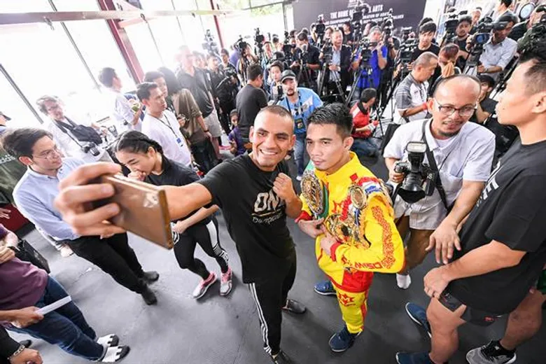 "ดิอาซ" เผชิญหน้า" ศรีสะเกษ" เปิดตัวคู่เอกมวย'วันแชมเปี้ยนชิพ’