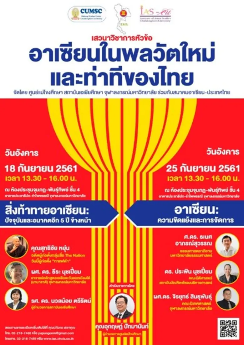 ศูนย์แม่โขงศึกษา สถาบันเอเชียศึกษา จุฬาลง...