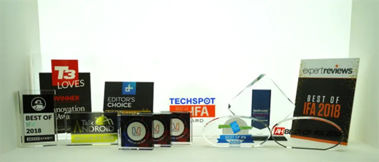 หัวเว่ยกวาด 13 รางวัลจาก IFA 2018 งานแสดงนวัตกรรมด้านเทคโนโลยีและอุปกรณ์อิเล็กทรอนิกส์
