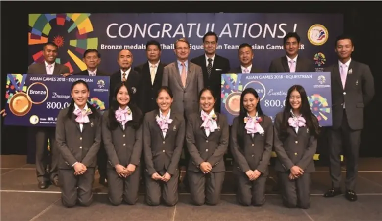 สมาคมกีฬาขี่ม้าแห่งประเทศไทย นำโดย ดร. ฮา...