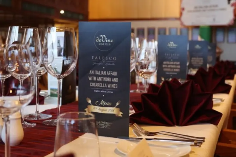 เอ็กซ์คลูซีฟไวน์ดินเนอร์จัดโดย “Royal Cliff’s DeVine Wine Club” นำเสนอ Antinori and Cotarella Wines