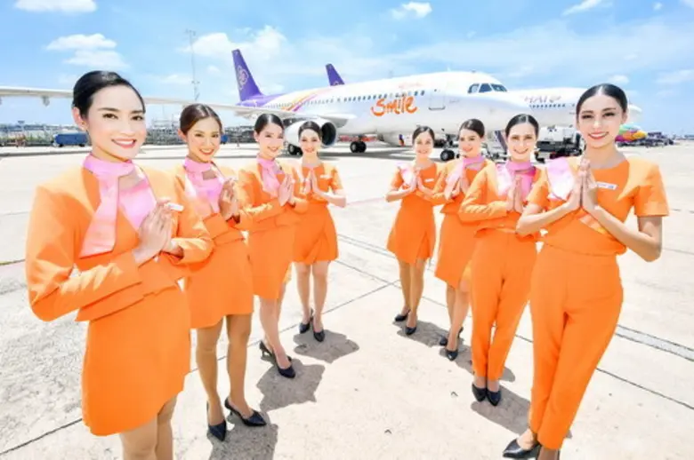 สายการบินไทยสมายล์ อวดโฉมเครื่องบินแอร์บัส A320-200...
