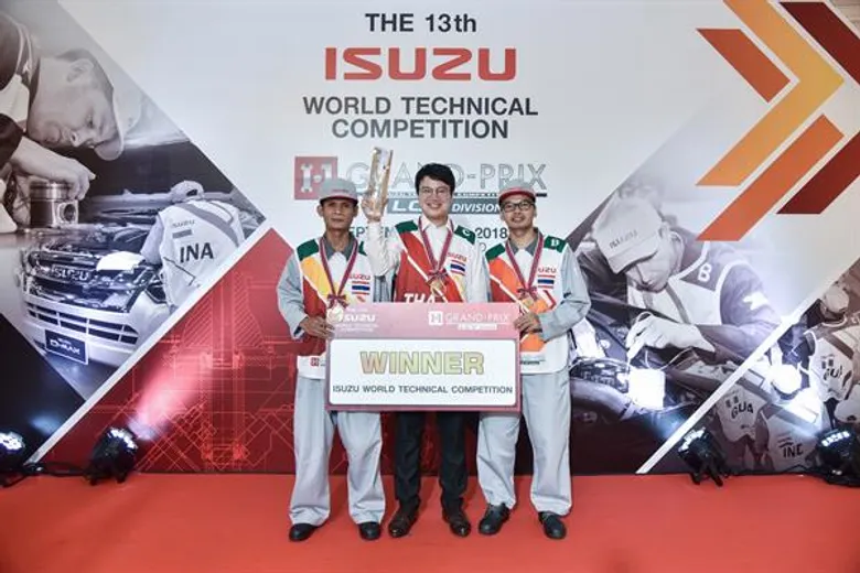 ทีมช่างอีซูซุไทยคว้าแชมป์การแข่งขัน I-1 Grand Prix ระดับนานาชาติ ประจำปี 2018