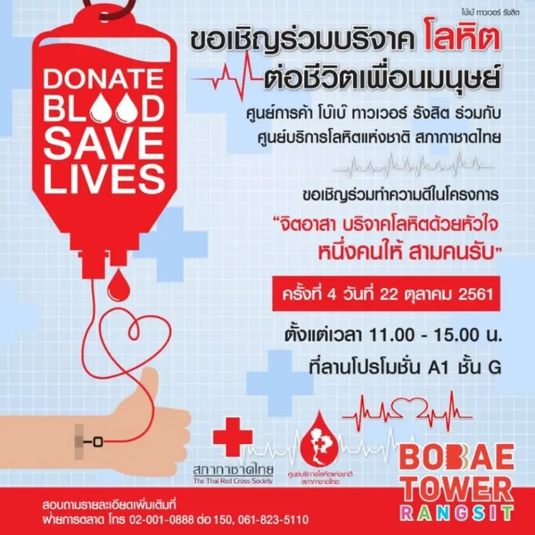ศูนย์การค้าโบ๊เบ๊ รังสิต แฟชั่นมอลล์ ร่วม...