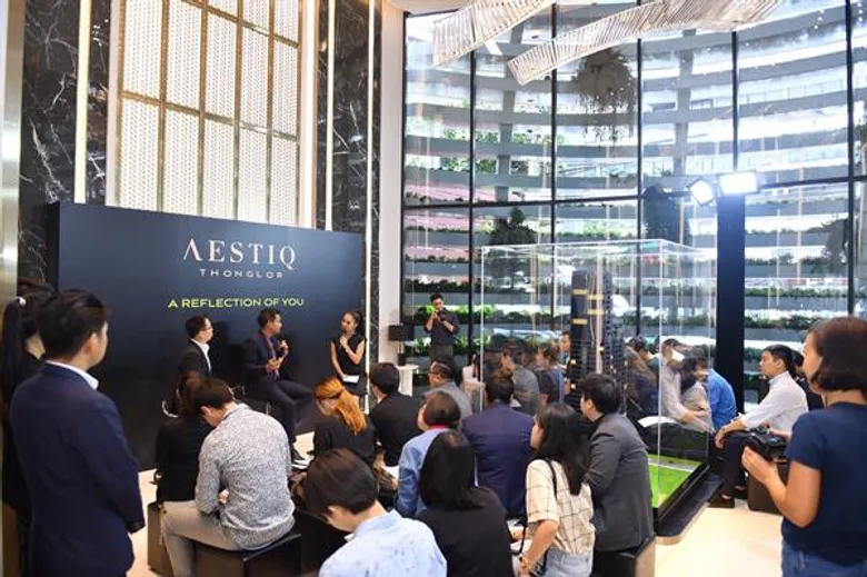 “เรียลแอสเสทฯ” โชว์ห้องหรูดีไซน์โดดเด่น “ AESTIQ Thonglor” เผยผลตอบรับดีเกินคาดกวาดยอดขายแล้ว 50%
