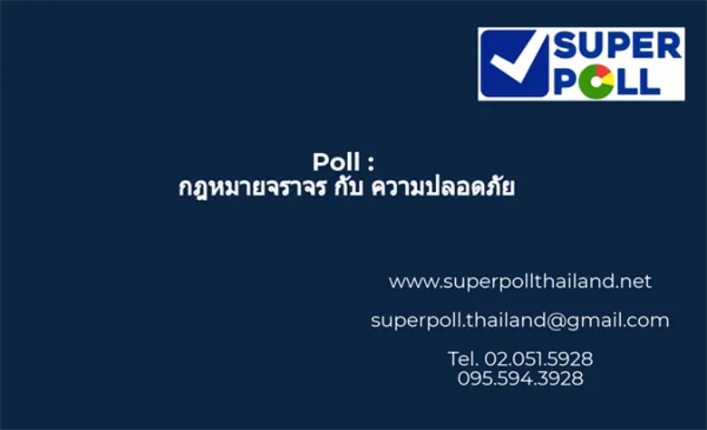 สำนักวิจัย ซูเปอร์โพล มูลนิธิสถาบันวิจัยค...