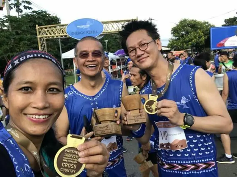 ในการจัดงานวิ่ง Maehongson Cross Country ...