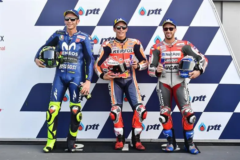 'มิชลิน’ และ 'มาร์เกซ’ ทะยานฝ่าสภาพอากาศร้อนอบอ้าว คว้าแชมป์โมโตจีพี (MotoGP) ครั้งแรกในไทย