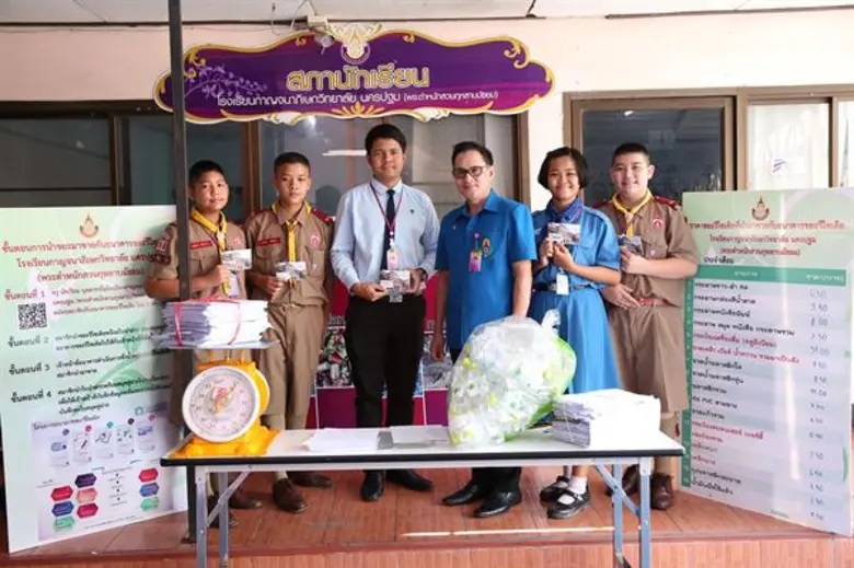 ในแต่ละวันเราทิ้งขยะพลาสติก กระดาษ ขวดแก้...