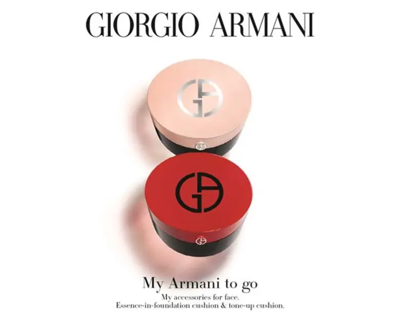 MY ARMANI TO GO ESSENCE-IN-FOUNDATION TONE-UP CUSHION SPF15 #MyArmaniToGo อีกขั้นของวิทยาการล้ำสมัย* “คุชชั่นโกลว์โทนอัพ” โทนอัพสู่ความกระจ่างใสให้ประกายสง่างามในทันที