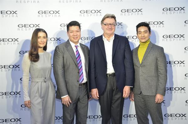 “แอน” – “โอ๊ค” ตื่นเต้นเป็นแขกคนพิเศษร่วมฉลอง เปิดร้าน “GEOX X-STORE” คอนเซปต์สโตร์รูปแบบใหม่ ครั้งแรกในไทย