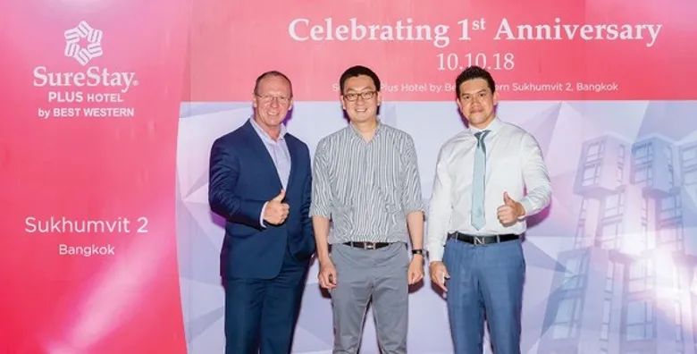 โรงแรมชัวร์สเตย์พลัส บาย เบสท์เวสเทิร์น สุขุมวิท ซอย 2 จัดงานฉลองครบรอบ 1 ปีแห่งความสำเร็จ